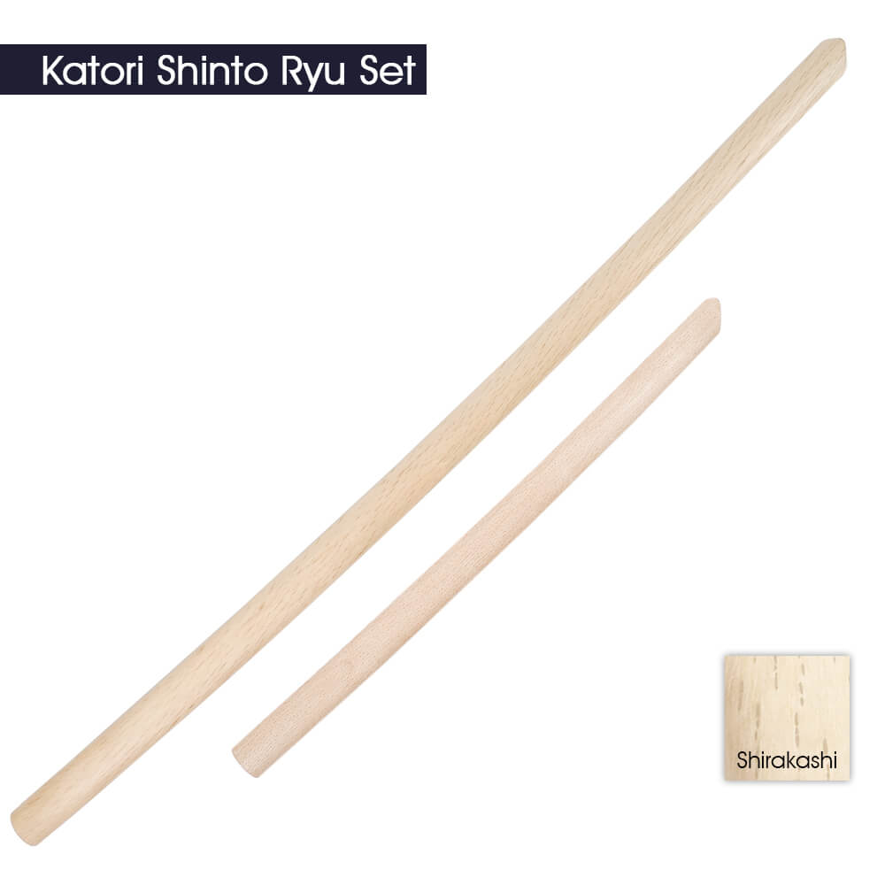 Katori Shinto Ryu Daisho - Bokken & Shoto Set - Aramaki Workshop