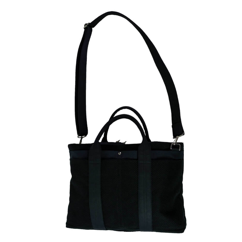 Grey Canvas Shoulder Bag With Adjustable Shoulder Straps From Thailand